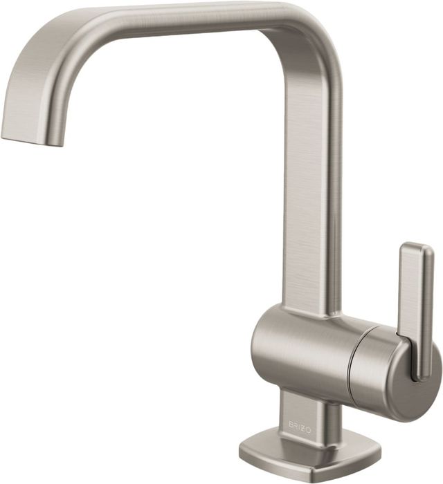 Brizo Allaria® Brilliance® Luxe Nickel® 8" Single-Handle Lavatory Faucet-0