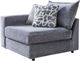 Fusion Furniture Scarborough Steel 7-Piece U-Shaped Sectional with Chaise-2
