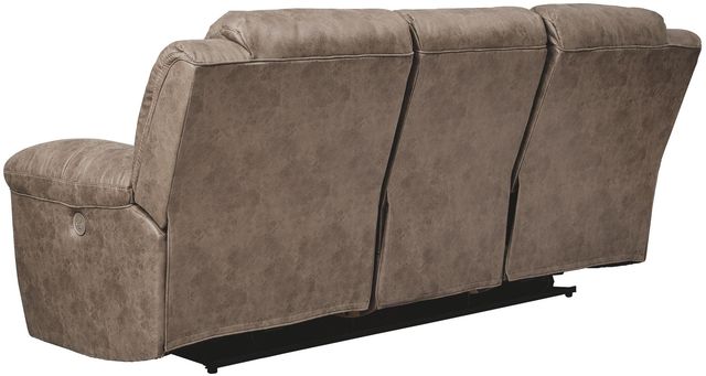 Signature Design by Ashley® Stoneland Fossil Power Reclining Sofa-2
