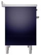 Ilve® Nostalgie II Noblesse 40'' Midnight Blue Pro Style Induction Range with Chrome Trim-2