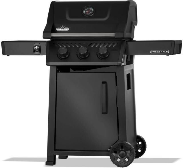 Napoleon Freestyle™ 365 3-Burner Matte Black Freestanding Natural Gas Grill-1