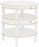 Fairfield® Camille Linen Round End Table-0