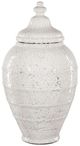 Currey & Company Virginal Antique White Medium Jar-0