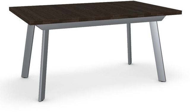 Amisco Customizable Nexus Solid Ash Extendable Table with Metal Legs-0