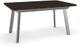 Amisco Customizable Nexus Solid Ash Extendable Table with Metal Legs-0