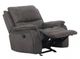 Furniture of America® Henricus Dark Gray Manual Glider Recliner-1