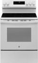 GE® 4 Piece White Electric Kitchen Package-3