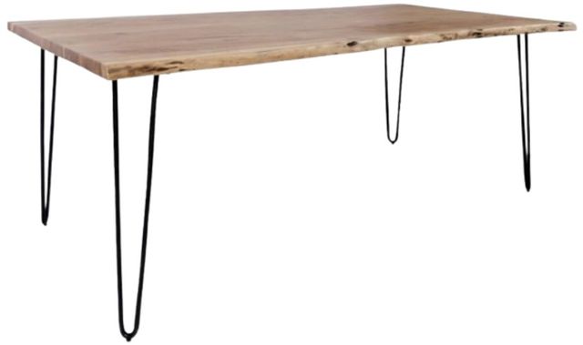 Jofran Inc. Nature's Edge 6-Piece Natural 79" Dining Set-2