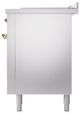 Ilve® Nostalgie II Series 60" White Pro Style Dual Fuel Range-3