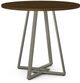 Amisco Customizable Dirk Walnut Veneer Counter Height Table with 42" Tabletop -0
