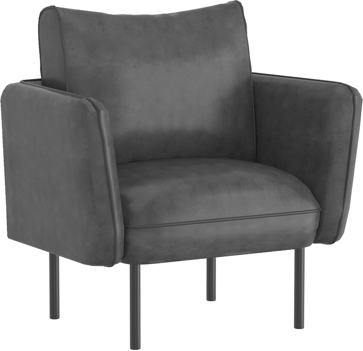 Inspire™ Zana Gray/Black Accent Chair | Halton Hills