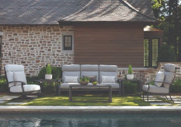 Lane Venture® Smith Lake White Sofa-1