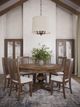 Canadel Customizable Champlain Shadow Washed Round BT Base Dining Table-2