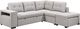 Primo™ International Marcella Light Grey Sleeper Sectional-2