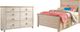 Signature Design by Ashley® Willowton 2-Piece Whitewash Full Panel Bed Set-0
