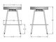 Amisco® Costa Swivel Stool-2