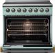 Viking® 5 Series 36" Splash Pro Style Induction Range with Brushed Brass Trim-1