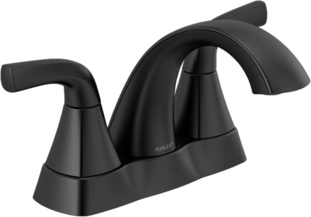 Peerless Parkwood® Matte Black 2-Handle Centerset Lavatory Faucet-0