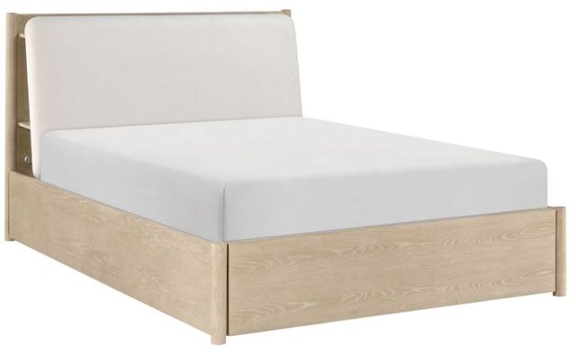 Homelegance® Matteo Light Oak/Oyster California King Platform Storage Bed-0
