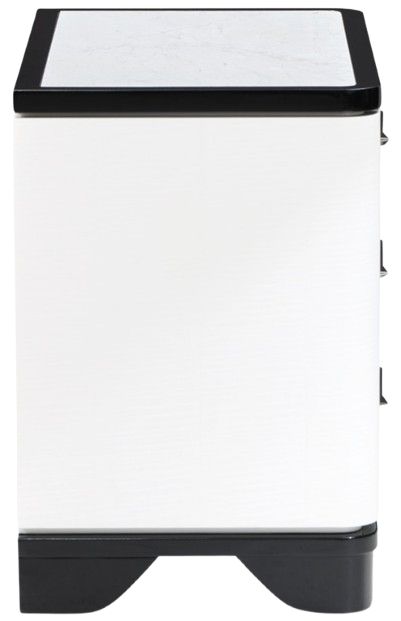 Michael Amini® Tuxedo Piano Keyboard Large Nightstand-4