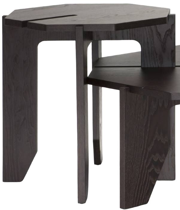 Natuzzi Editions Octopus Brown Ash Accent Table-0