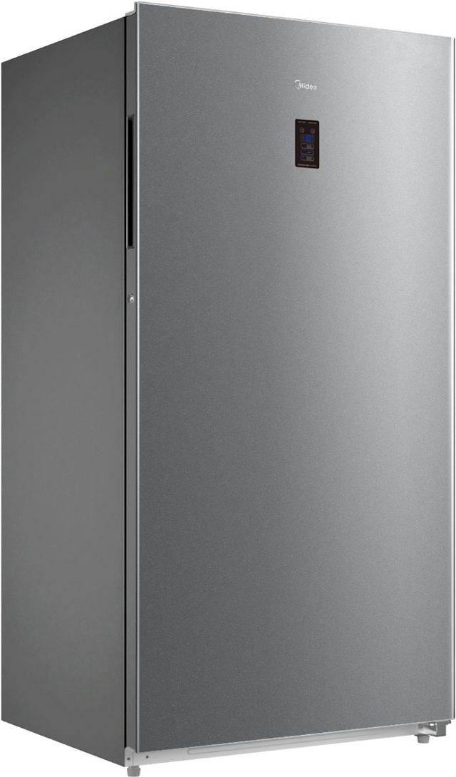 Midea® 17 Cu. Ft. Stainless Steel Garage Ready Convertible Upright Freezer-2
