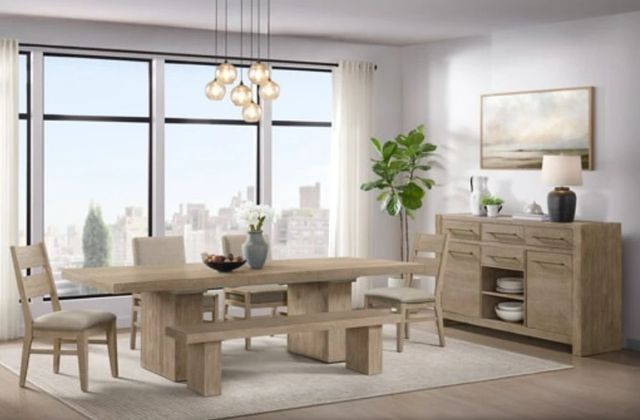 Intercon Nash Weathered Sand Bench-1