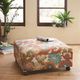 Olliix by Madison Park Multi Carlyle Cocktail Square Ottoman-1