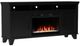 Legends Home Real Cozy Sonoma Seal Skin Black 64" Fireplace Console-0