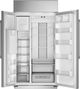 Monogram 42" 24.6 Cu. Ft. Stainless Steel Smart Built In Side-by-Side Refrigerator-3