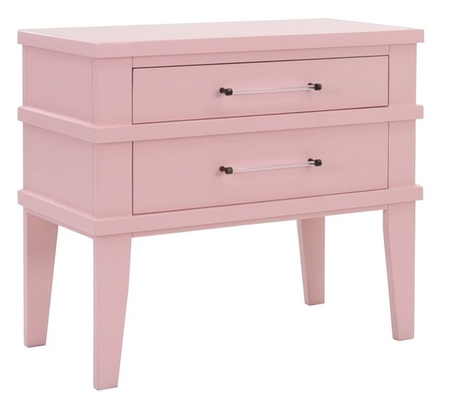 Vintage Furniture Evans Pink 2-Drawer Accent Chest | Miskelly Furniture