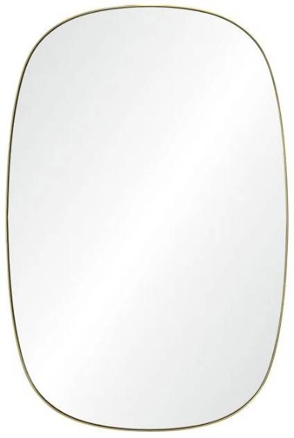 Renwil® Gallegos Brushed Brass Plated Mirror-0
