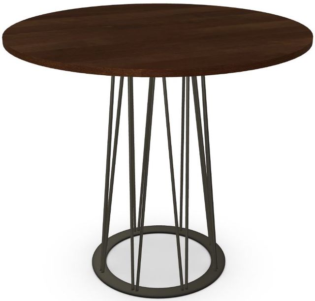 Amisco Customizable Calypso Birch Veneer Bar Table with 48" Tabletop-0