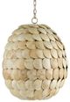 Currey & Company Buko Coco Cream Pendant Lighting-0