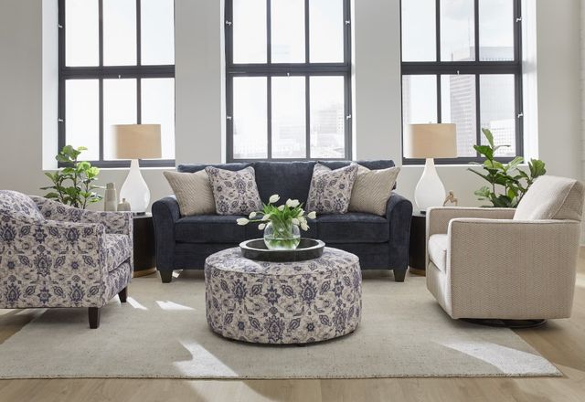Fusion Furniture Wowza Sirena Mineral Swivel Glider Chair-1
