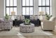 Fusion Furniture Wowza Sirena Mineral Swivel Glider Chair-1