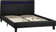 Brassex Inc. Dhara Black Full Platform Bed-0