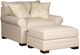 King Hickory Customizable Casbah Fabric Ottoman and a Half-1