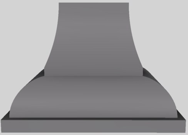 Vent-A-Hood® Designer Series 42" Gunsmoke Wall Mounted Range Hood-0