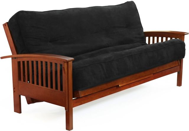 Night & Day Furniture™ Winchester Cherry Queen Moon Glider Futon-0