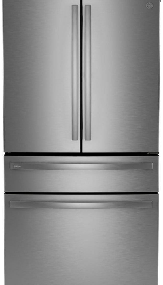 GE Profile™ 28.7 Cu. Ft. Fingerprint Resistant Stainless Steel Freestanding French Door Refrigerator