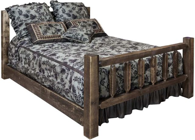 Montana Woodworks® Homestead Stain & Clear Lacquer Queen Bed-0