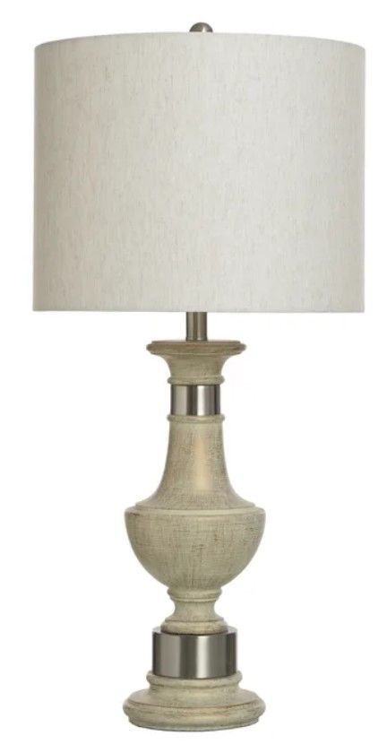 StyleCraft Malta Cream 33" Table Lamp-0