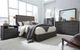Modus Furniture Oxford Basalt Gray California King Upholstered Storage Bed-1