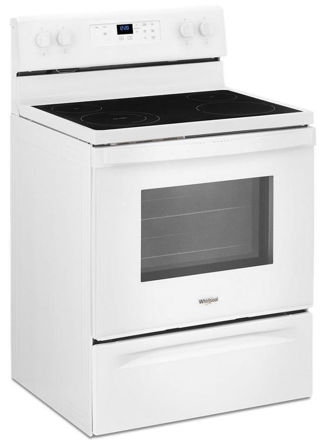 Whirlpool® 30" White Free Standing Electric Range-3