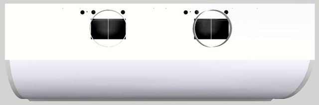 Vent-A-Hood® 54" White Wall Mount Range Hood-3
