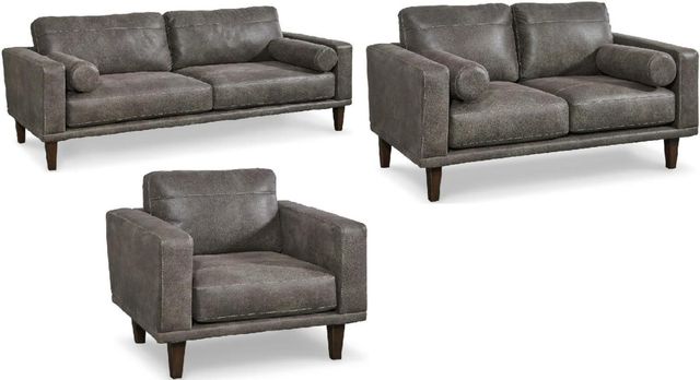 Signature Design by Ashley® Arroyo 3-Piece Smoke Living Room Seating Set-0