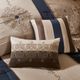 Olliix by Madison Park 7 Piece Navy California King Donovan Jacquard Comforter Set-5