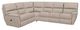 La-Z-Boy® Ava Ivory Leather Reclining Sectional with Custom Layout Options-0