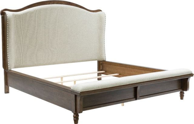 Benchcraft® Sturlayne 3-Piece Brown Queen Upholstered Panel Bedroom Set-1